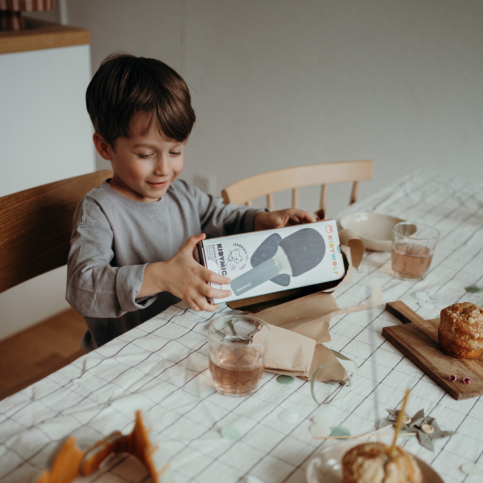 Kidywolf Kidymic karaoke microfoon blauw