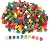 Centimeter blokjes klasset *1000