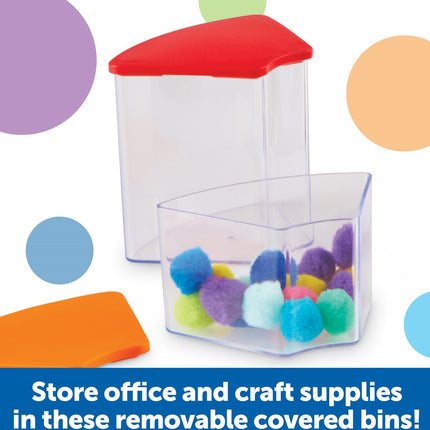 Learning Resources Create-a-Space™ Doorzichtige Draaibakken