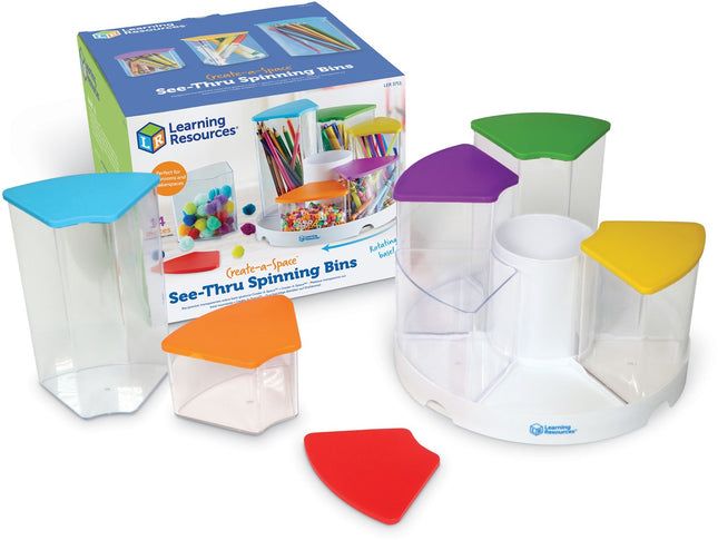 Learning Resources Create-a-Space™ Doorzichtige Draaibakken