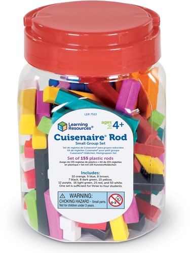Learning Resources Cuisenaire® Rekensetjes – Kleine Groepsset (155-delig, kunststof)