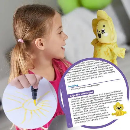 Learning Resources - Feelings Family™ Hand Puppets