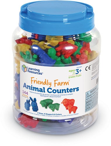 Friendly Farm® Animal Counters, Set of 144