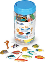 Fun Fish Counters, Set of 60