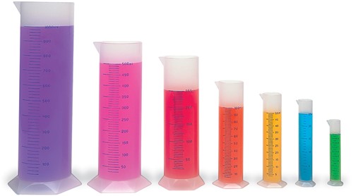 Basisset laboratoriumcilinders 7*