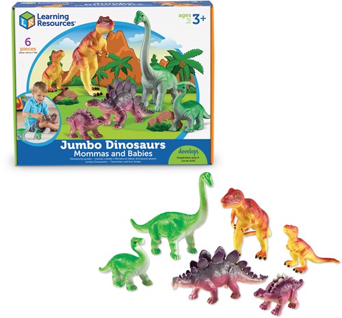 Jumbo Dinosaurus  mama's en hun baby's