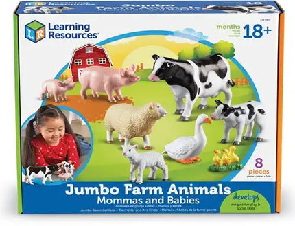 Learning Resources - Jumbo Farm Animals - Moeders en Baby's