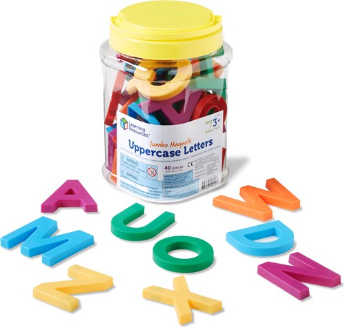 Learning Resources Jumbo Magnetische Hoofdletters (Set van 40)