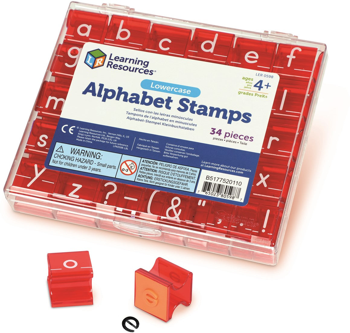Stempel met kleineletters