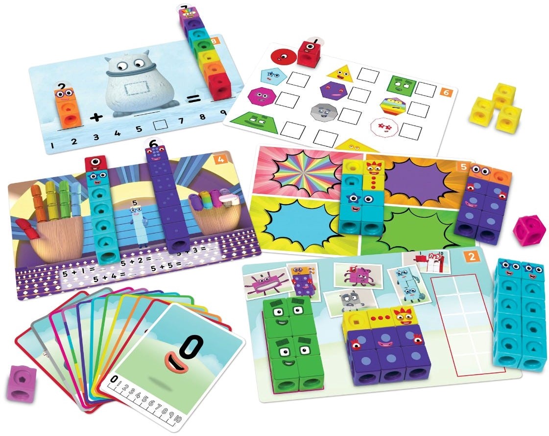 MathLink® Cubes Numberblocks® 1-10 Activity Set