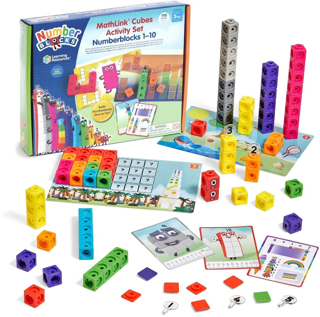 MathLink® Cubes Numberblocks® 1-10 Activity Set