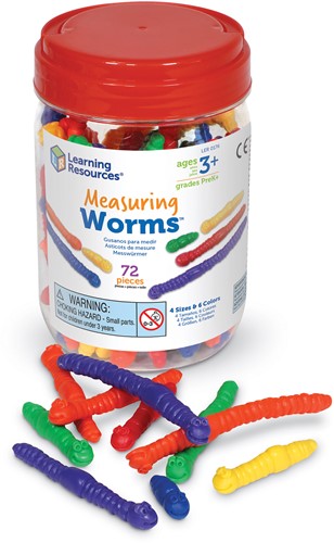 Learning Resources Meten met wormen set van 72