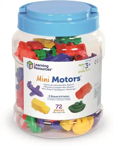 Learning Resources - Mini Motors® Counters (Set of 72)