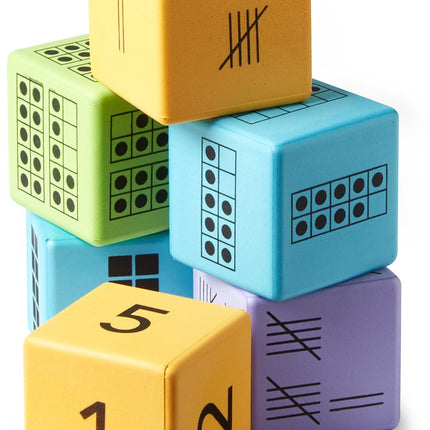 Learning Resources – Dobbelstenen met Meerdere Representaties, Set van 16