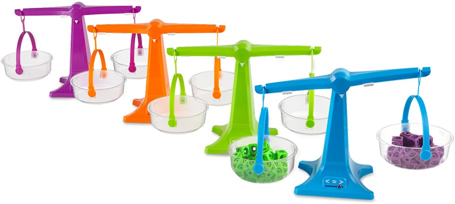 Nestable Pan weegschaal set van 4