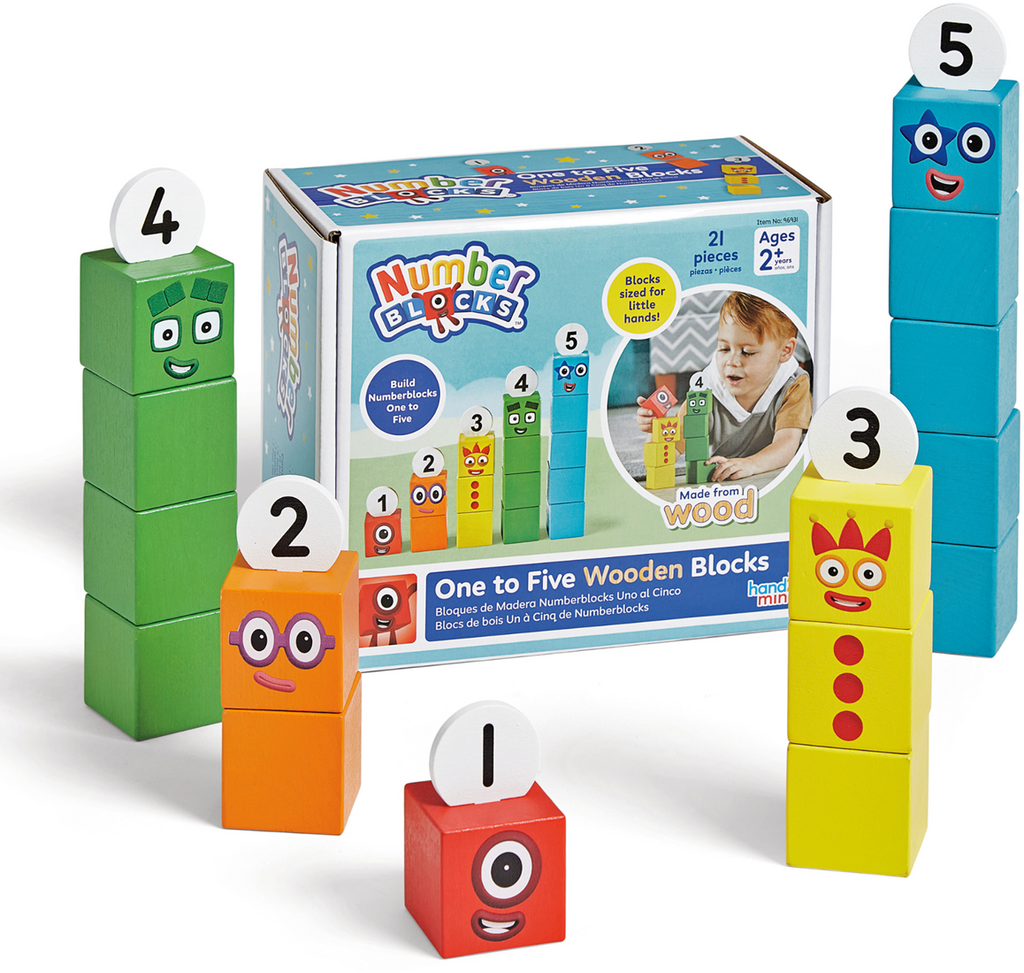 Numberblocks® One to Five Wooden Blocks
