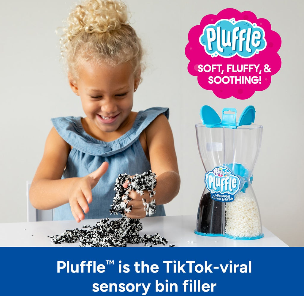 Playfoam Pluffle™ Twist zwart en wit
