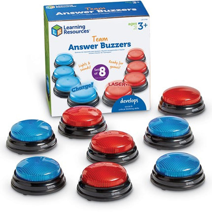Learning Resources Team Answer Buzzers (Set van 8)