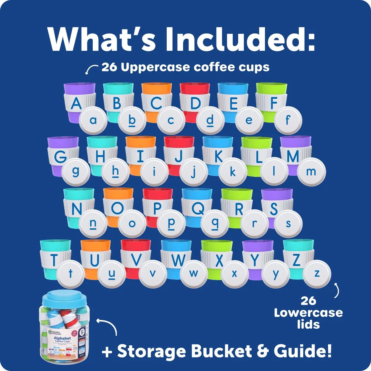 Alphabet Coffee Cups