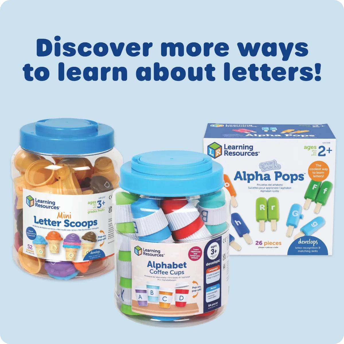 Alphabet Coffee Cups