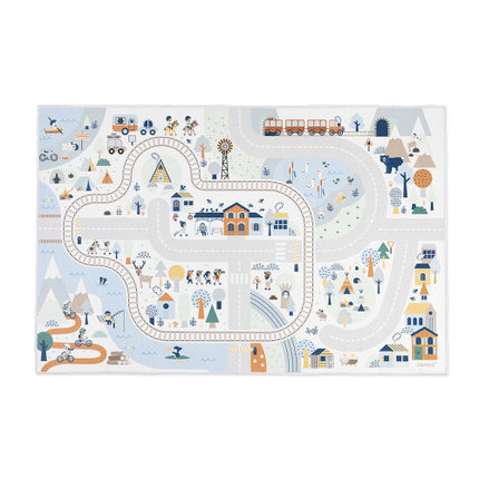Janod Mountain Valley Playmat with circuit - Cross Roads