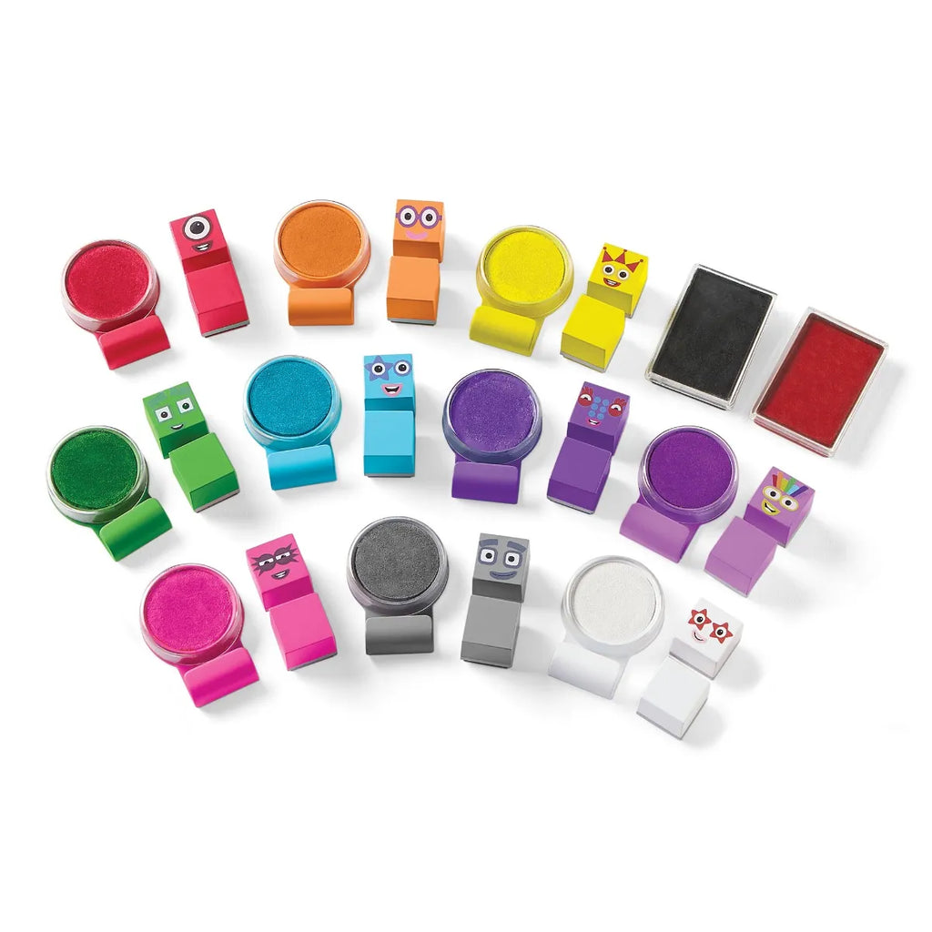 Learning Resources MathLink Cubes Numberblocks stempelset