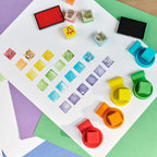 Learning Resources MathLink Cubes Numberblocks stempelset
