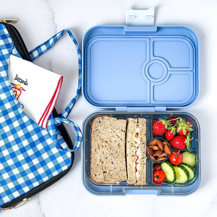 Yumbox Panino 4 vakken Hazy Blue / Panther tray