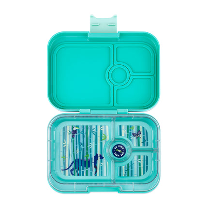 Yumbox Panino 4 vakken Tropical Aqua / Panther tray