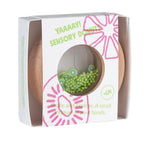 Petit Boum bijtring en sensorische rammelaar kiwi