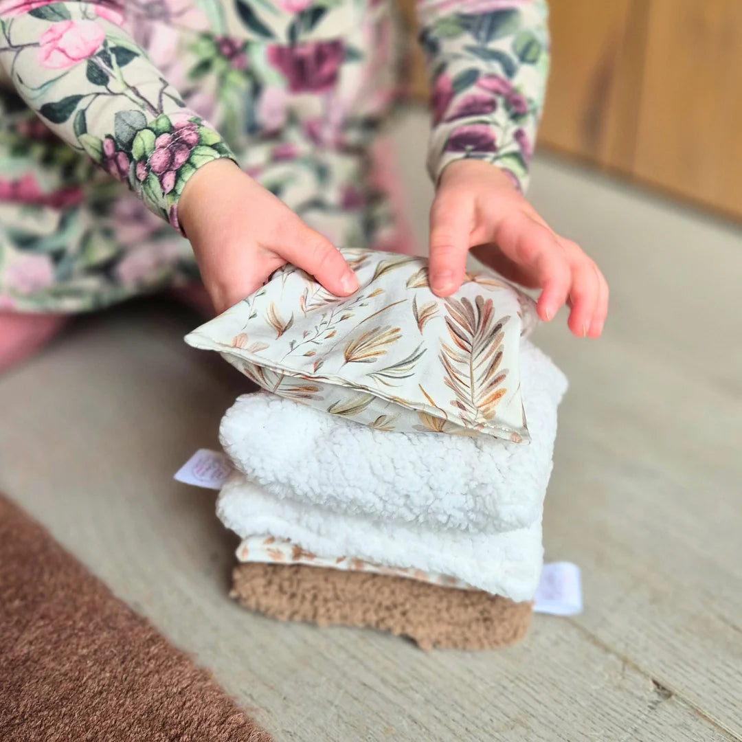 Sensorische pittenzakjes  Nature set van 6