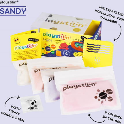 Playstilin Sandy - Kneedbaar Speelzand
