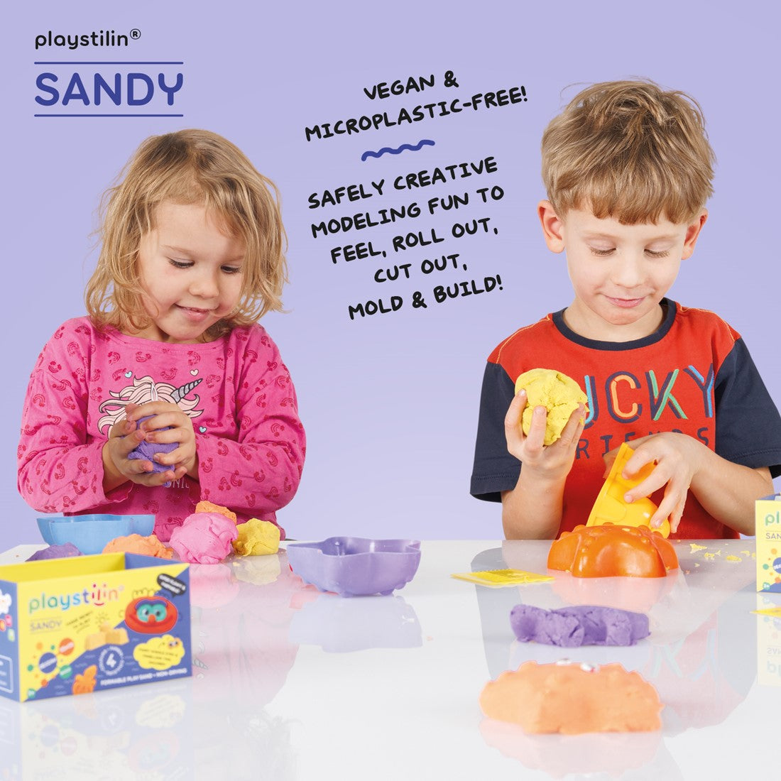 Playstilin Sandy - Kneedbaar Speelzand