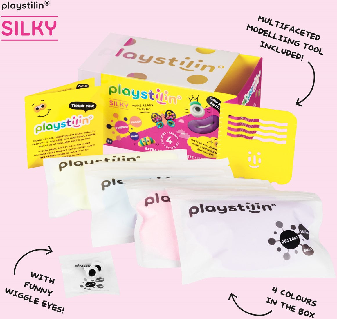 Playstilin Silky – Extra Zijdezachte Klei
