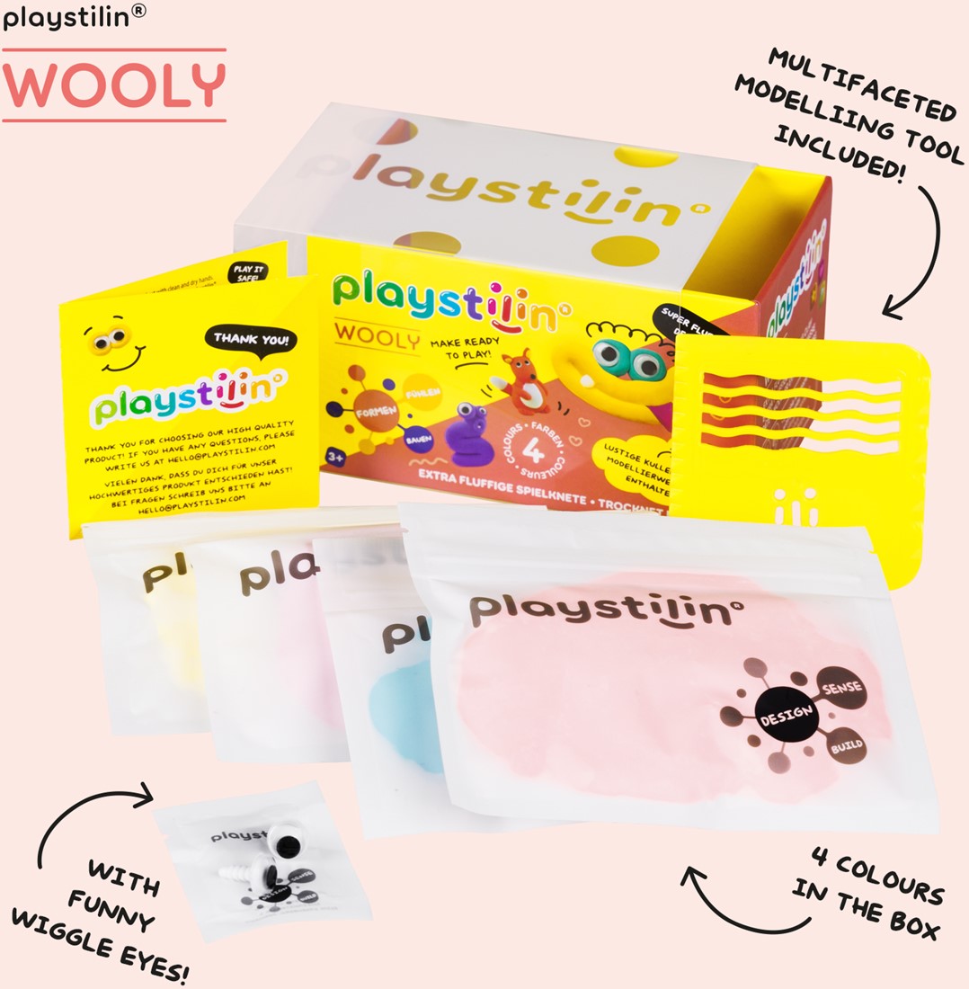 Playstilin Wooly – Fluffy Klei