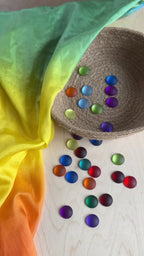 Matte sparkle stones 60 pieces in 12 colours · frosted