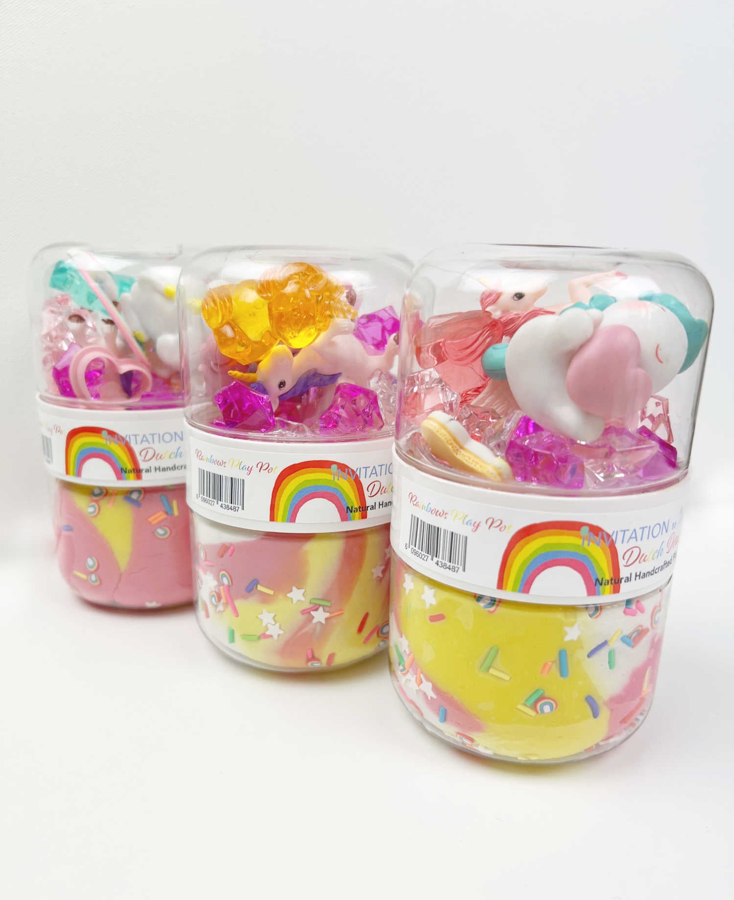 Dutch Dough Play Pot Rainbows