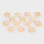 Inside en outside wooden shapes