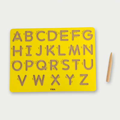 Schrijfbord met Hoofdletters