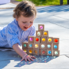 tickit®  Houten Kaleidoscoop Blokken - Set van 20