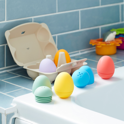 tickit®  SiliSoft Sensorische Eieren (Regenboog) - Set van 6