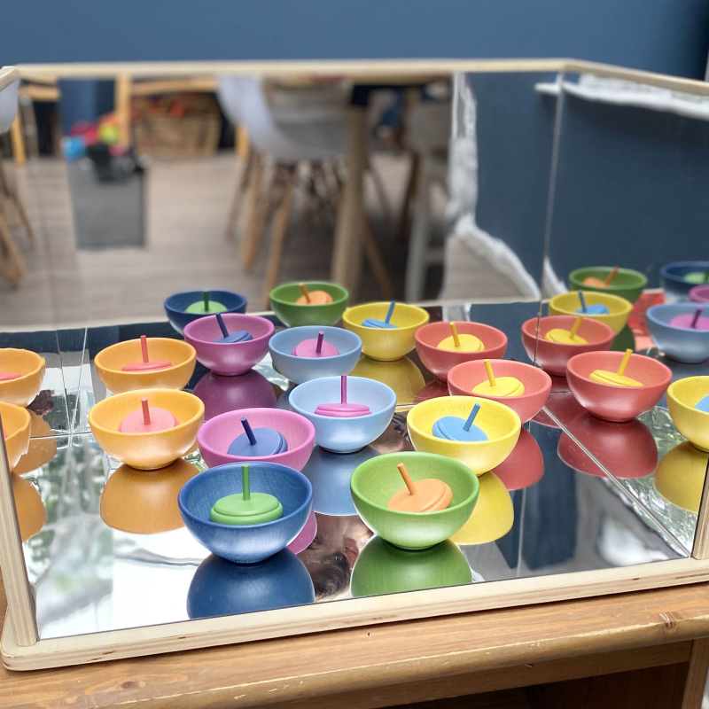 Wooden Exploratory Mirror