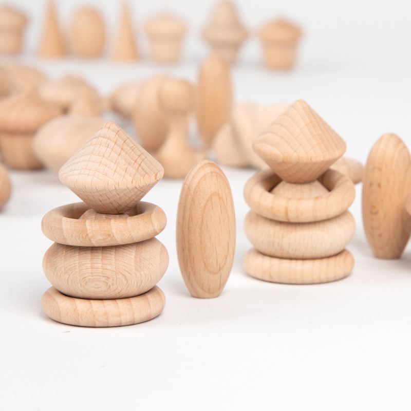 Wooden Treasures Natural Set - Pk120