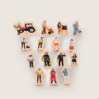 Wooden People Who Help Us Blocks - Pk15