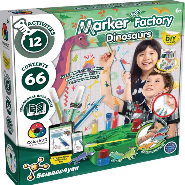 Science4you Marker Factory Dinosaurs