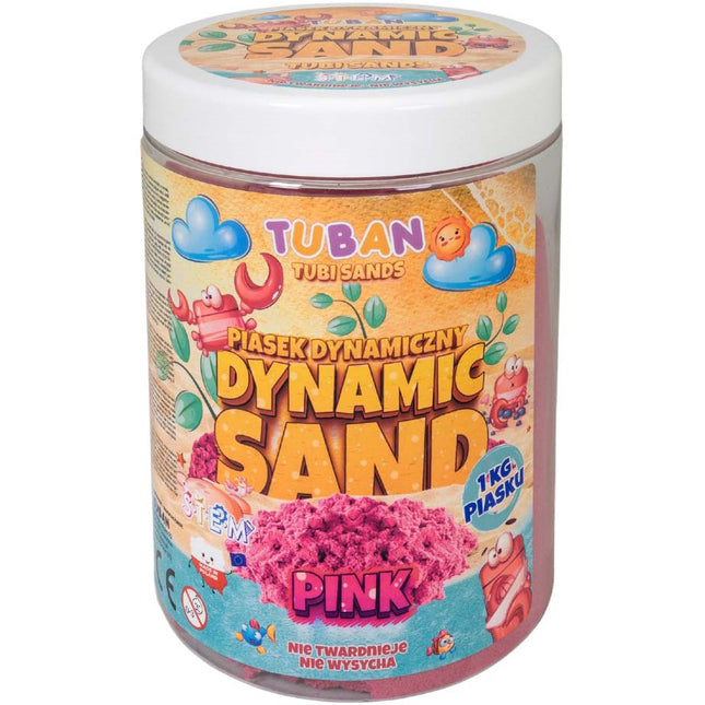 Tuban dynamisch zand 1kg roze
