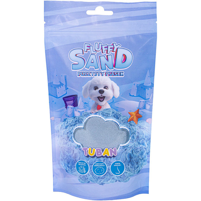 Tuban fluffy zand blauw 90gram