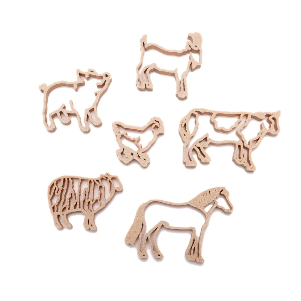 Grennn uitstekers dieren van de boerderij