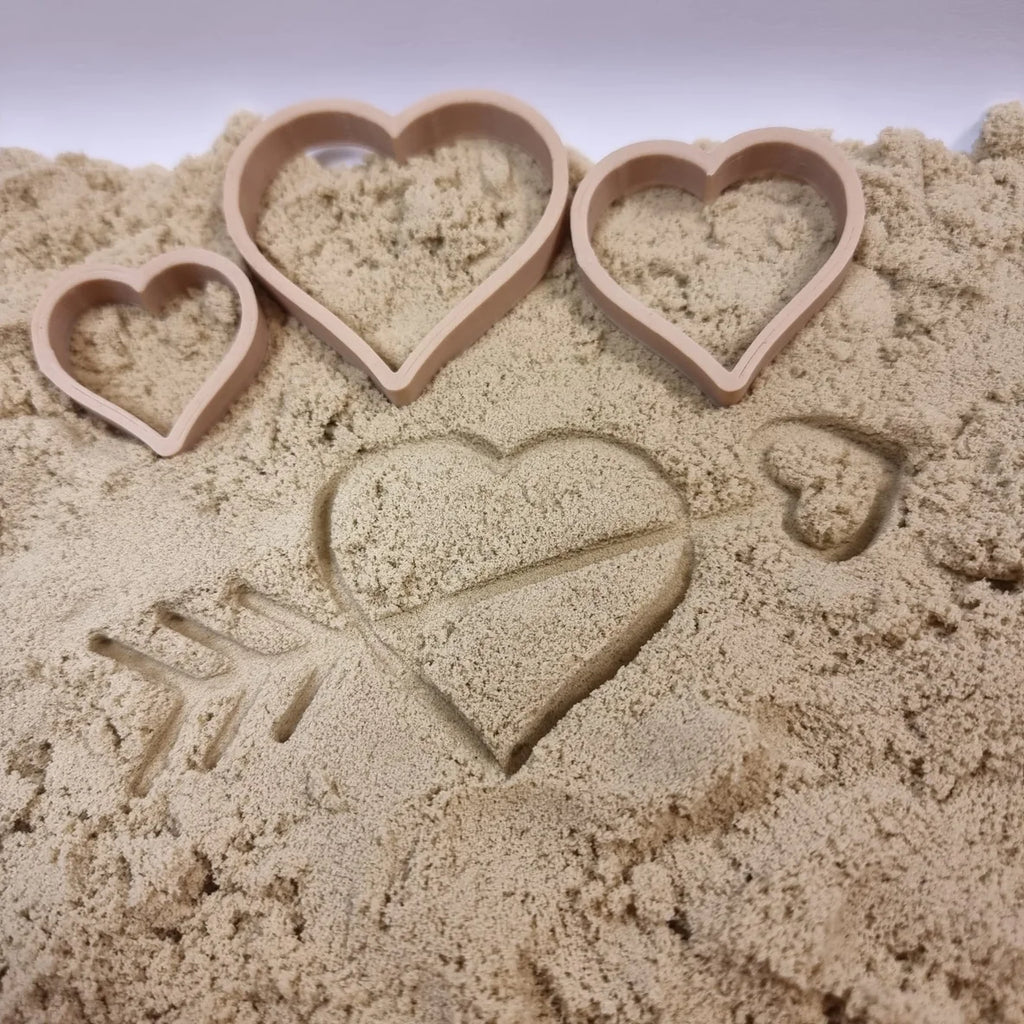 Uitstekers hartjes met stok