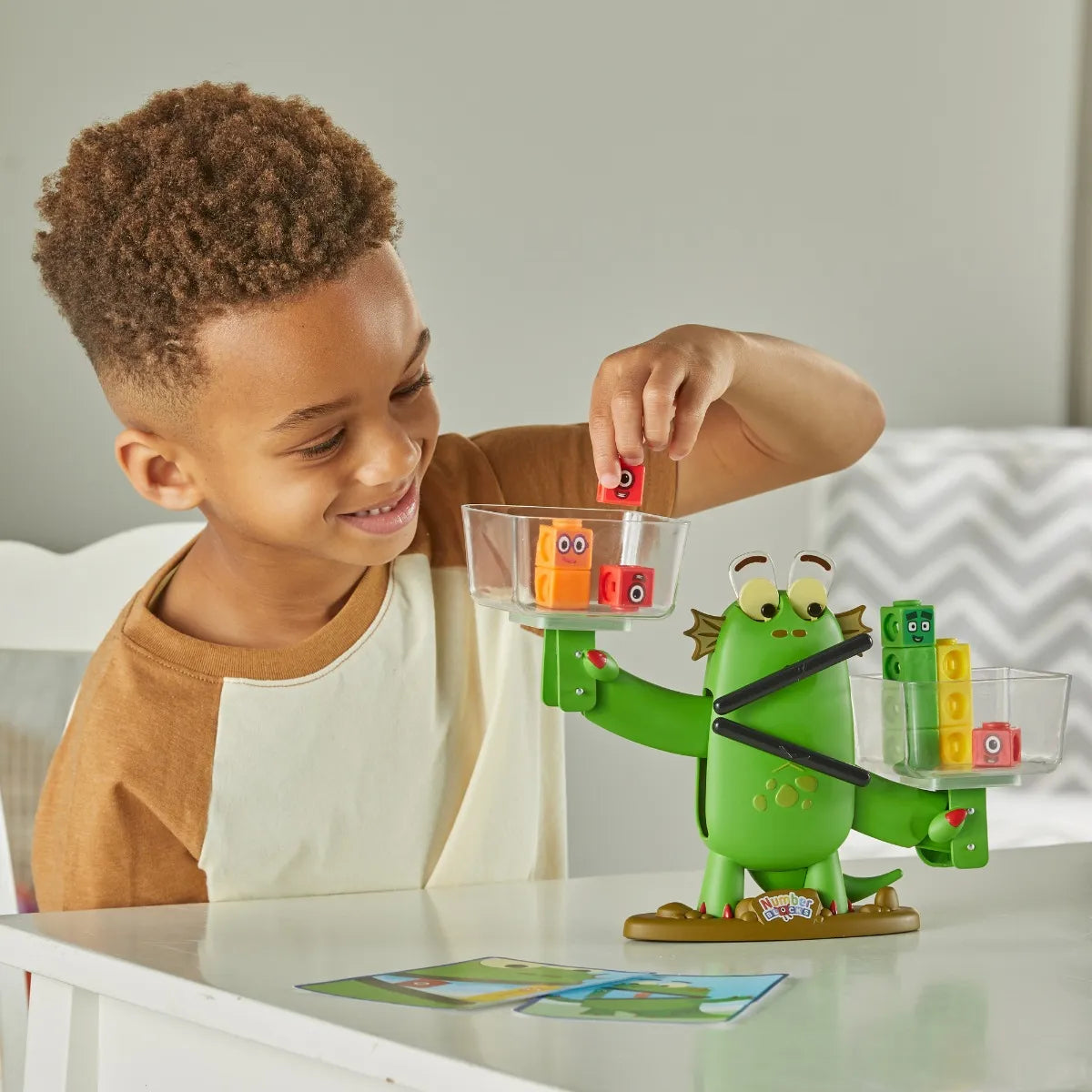 Learning Resources Blockzee Blockzilla weegschaal activiteitenset